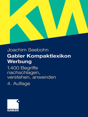 cover image of Gabler Kompaktlexikon Werbung